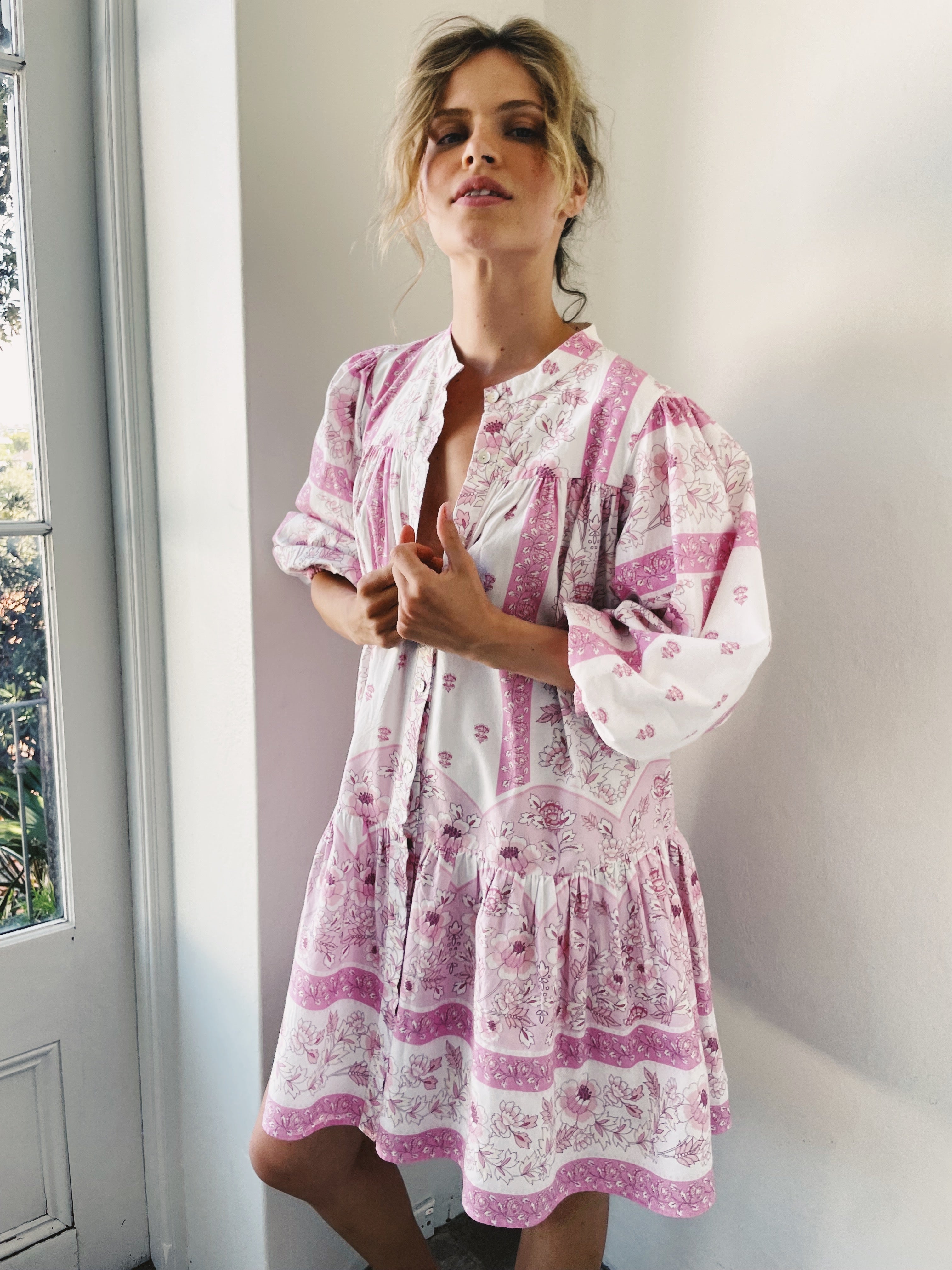 India Rose Cotton Dress