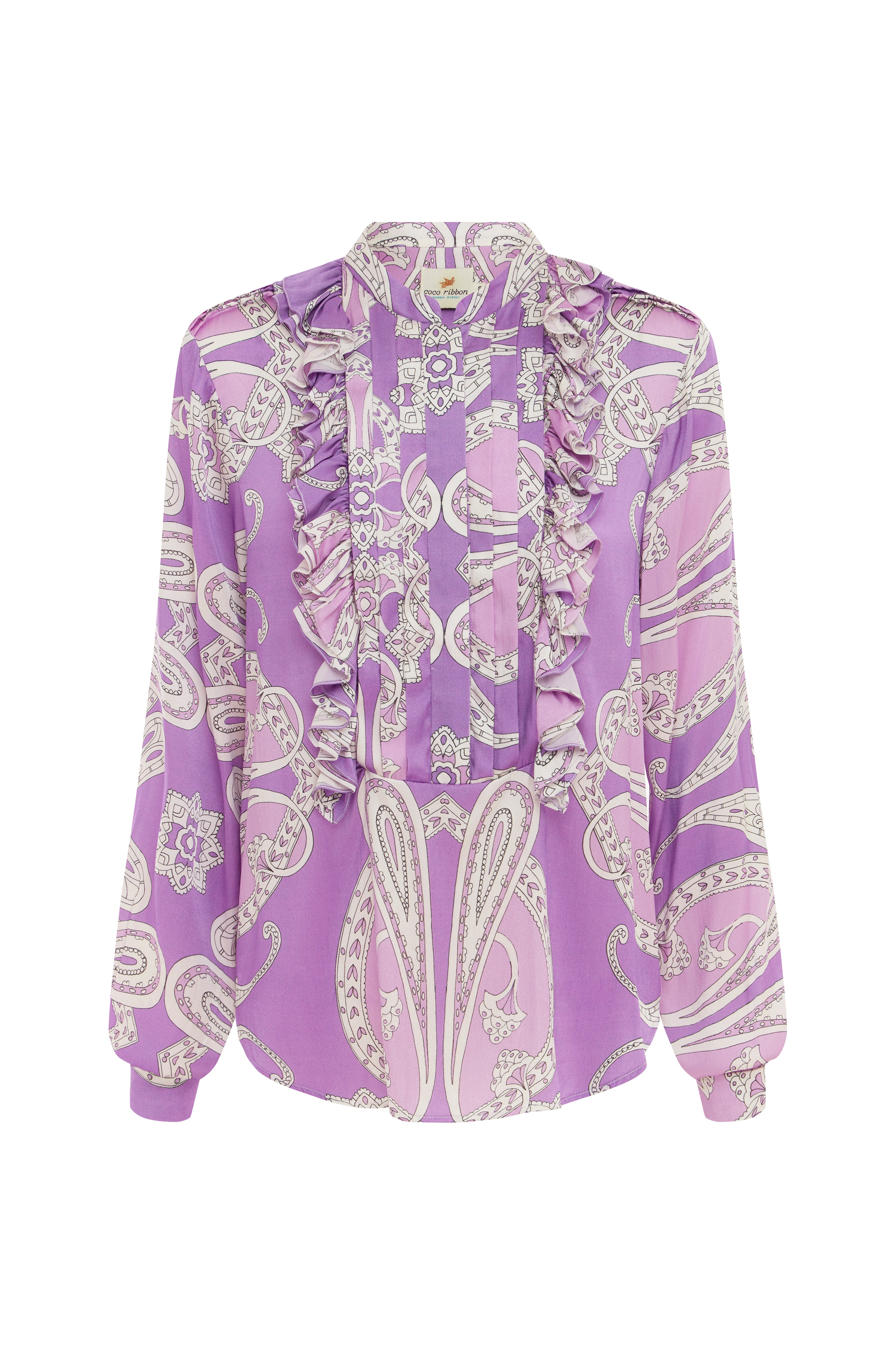 Bellagio Blouse | Lavender Paisley