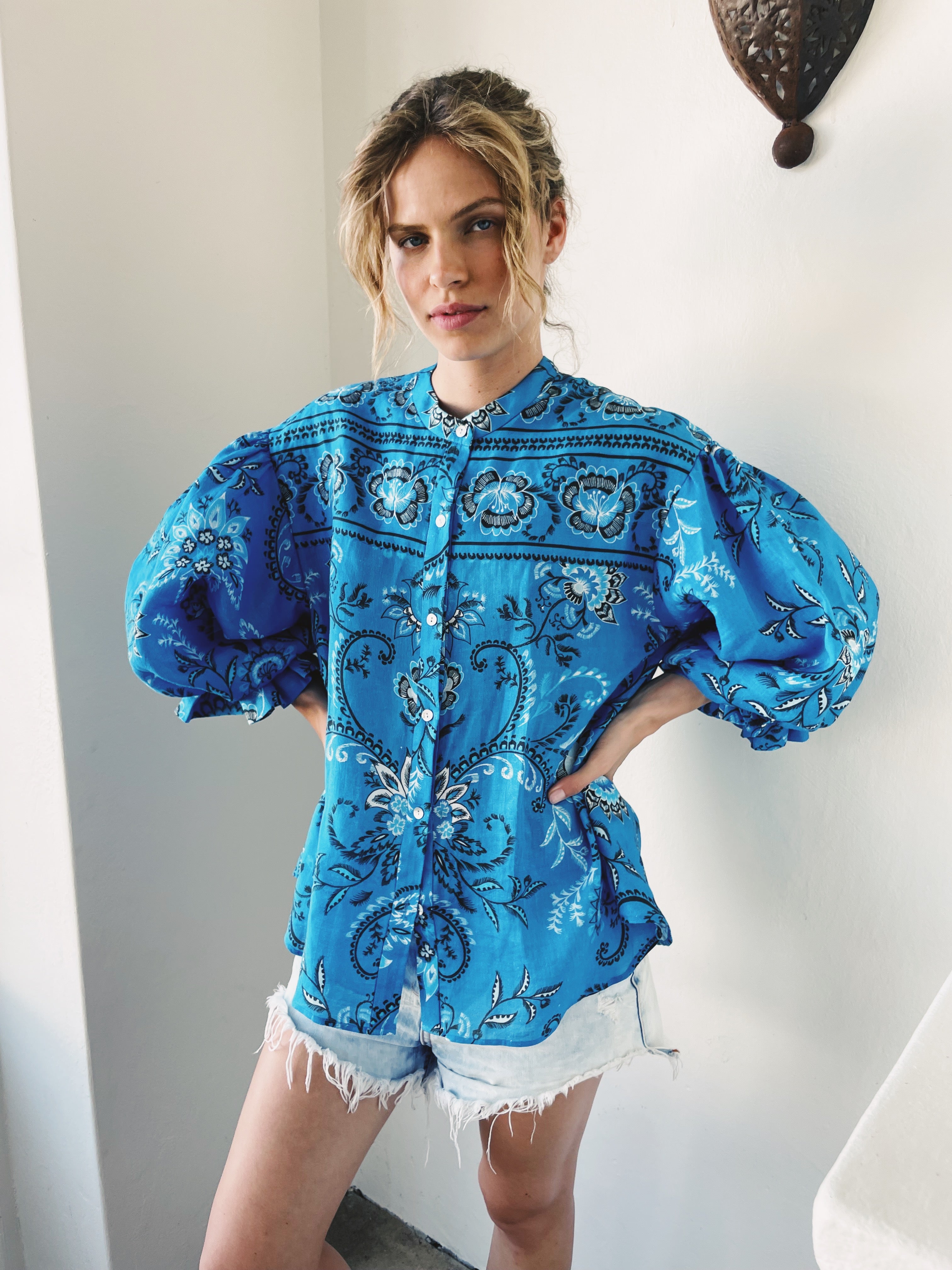 Blue Marlin Blouse