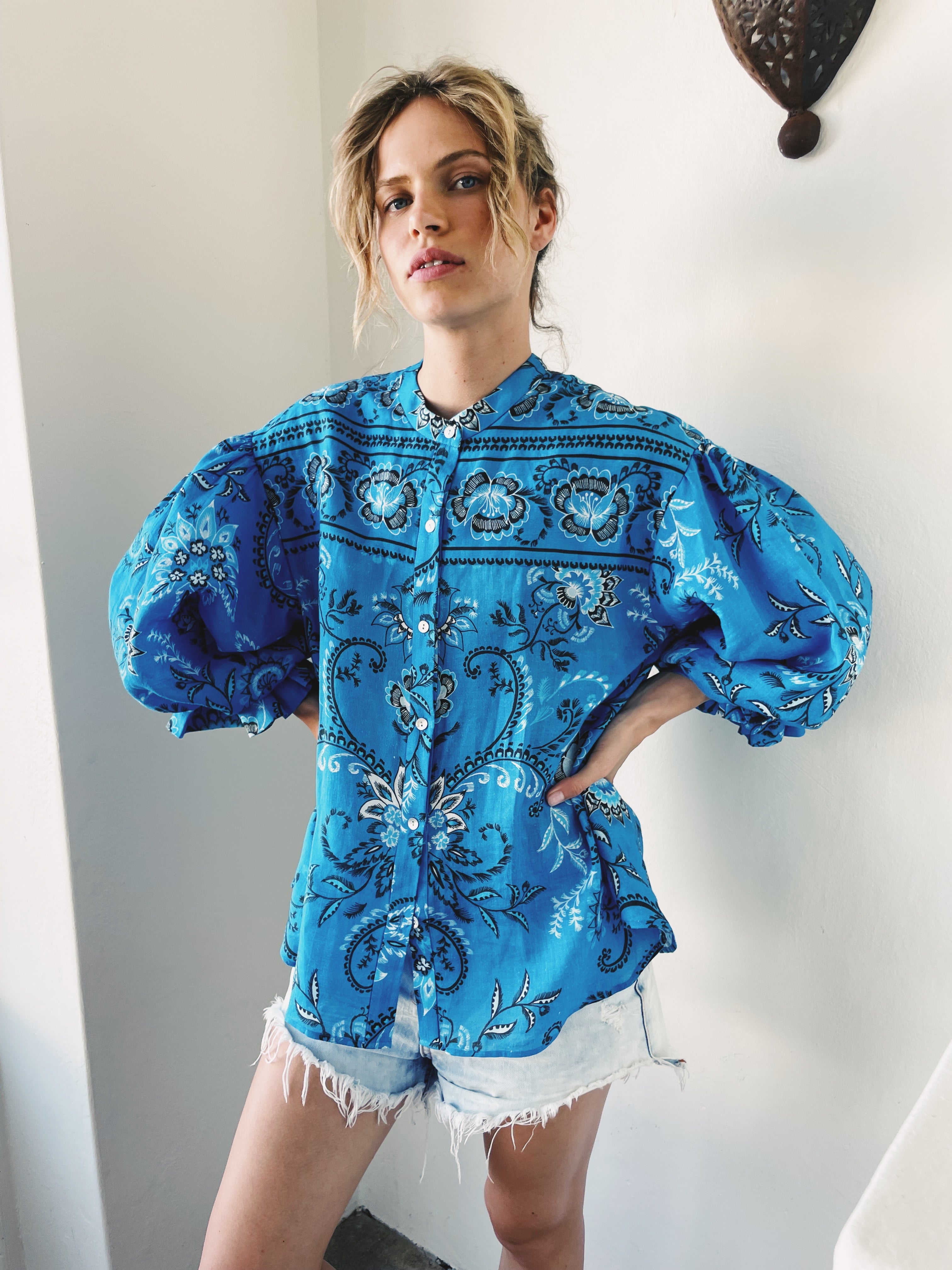 Blue Marlin Blouse