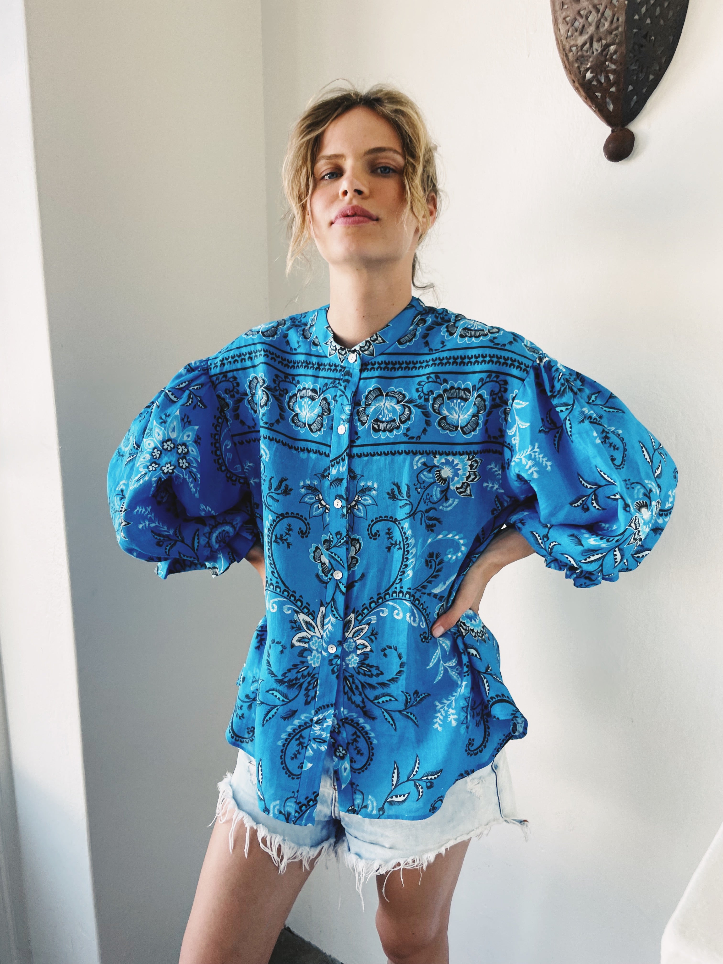 Blue Marlin Blouse