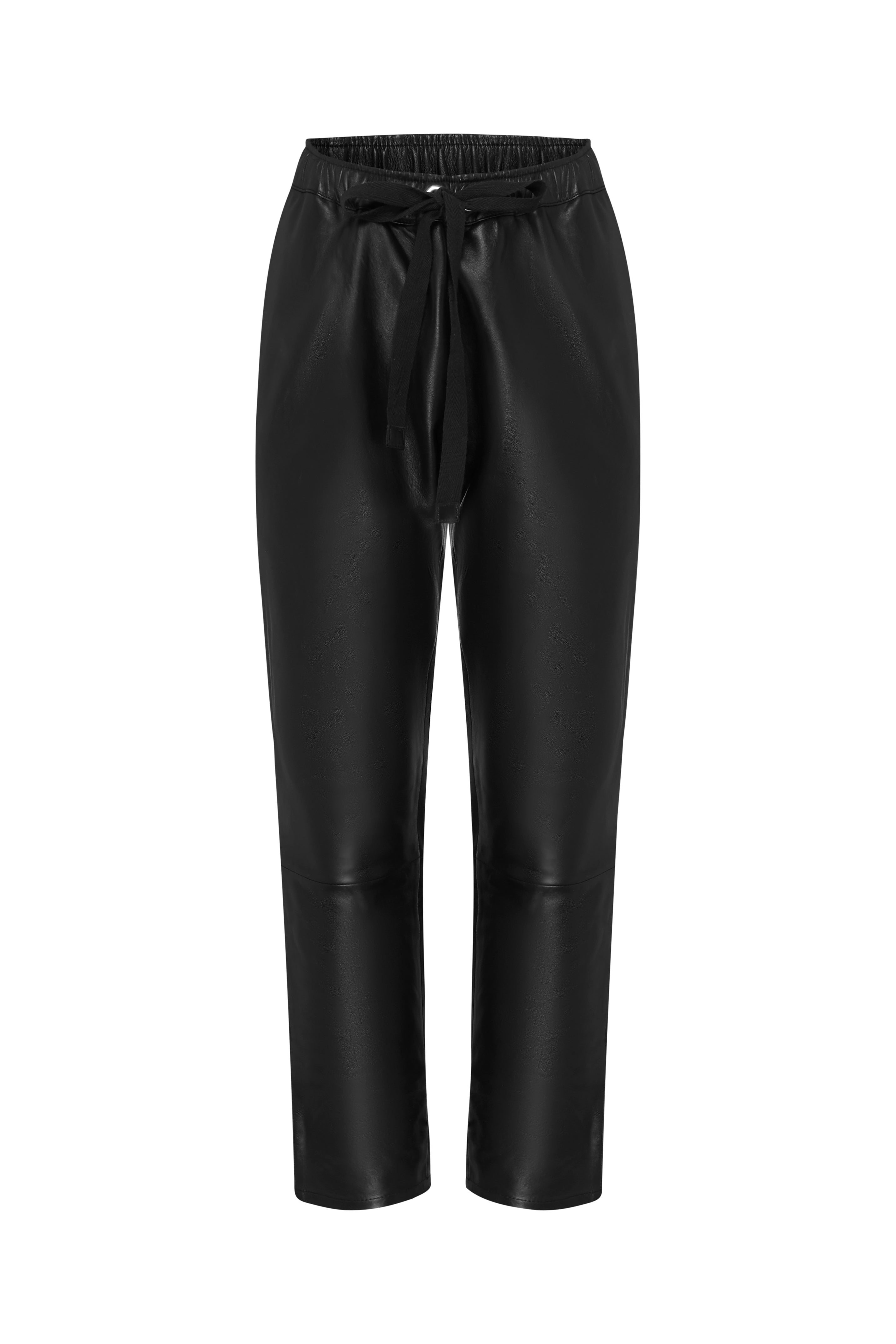 Selina Leather Pants in Black