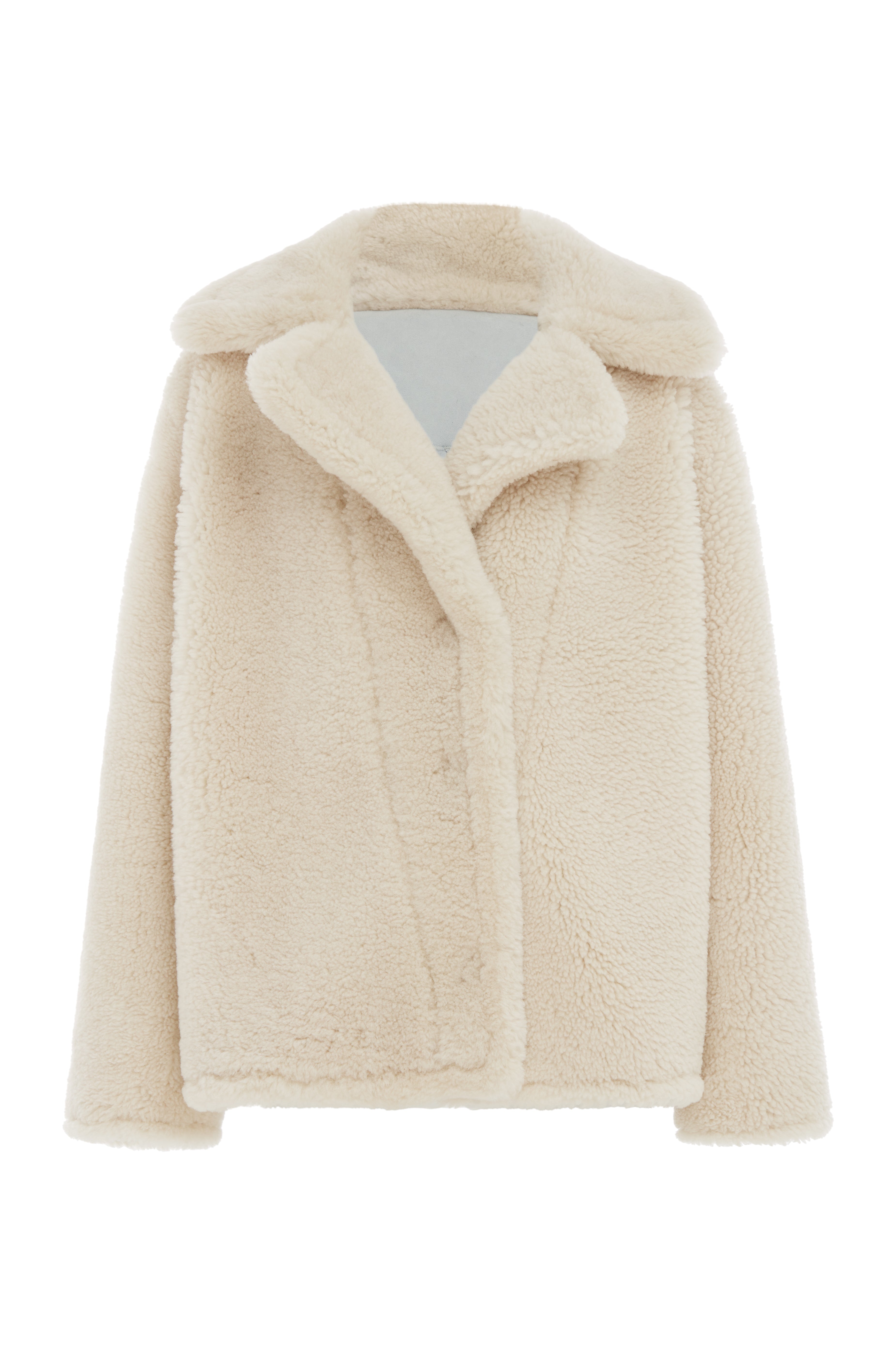 The Gala-Bear Coat in Sheepskin Cream or Navy