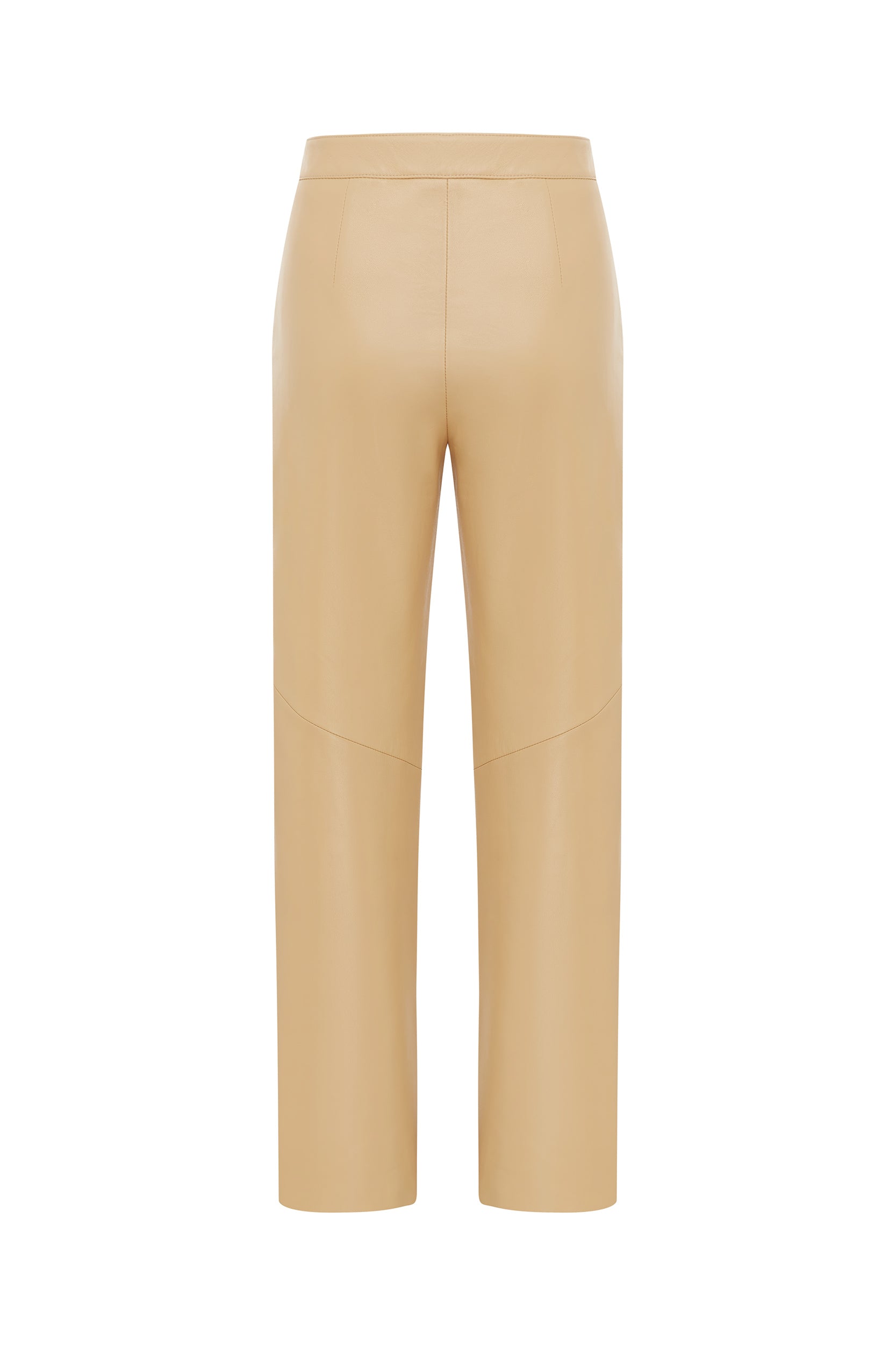 Luxe Italian Leather Pant in Butterscotch