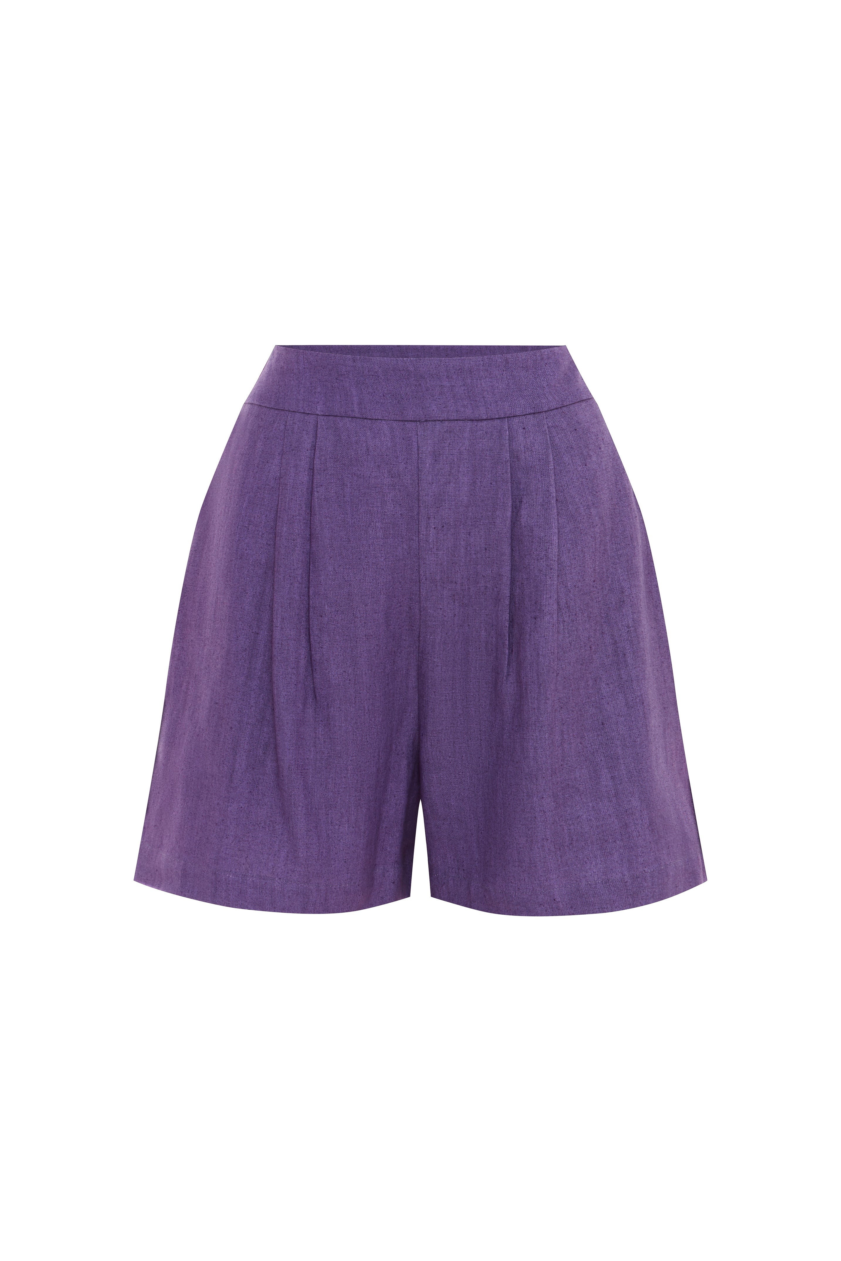 Santorini Short in Solid Purple