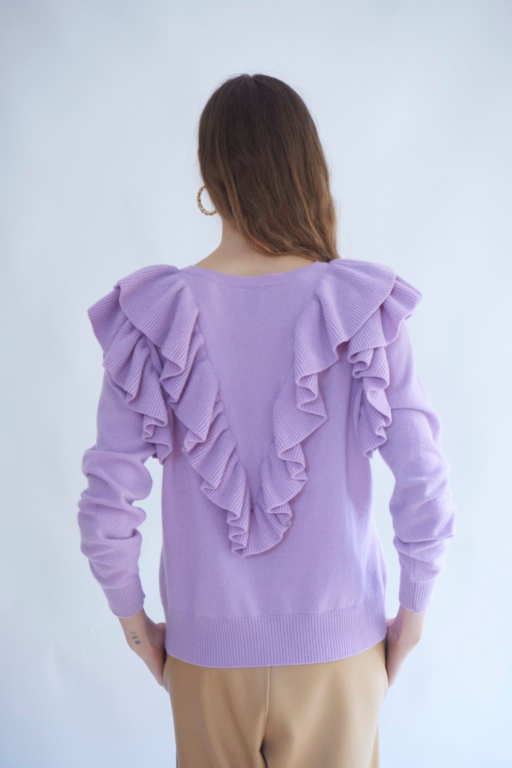 Seraphine Cashmere Sweater in Lavender